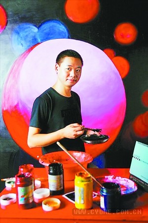 [中国美术学院国画系]寇涛：国画系大学生手绘墙创业赚钱半年赚5万